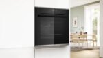 Bosch Serie 4 HBA272BB3 Einbaubackofen, 71 l, Pyrolyse – Schwarz – Bild 5
