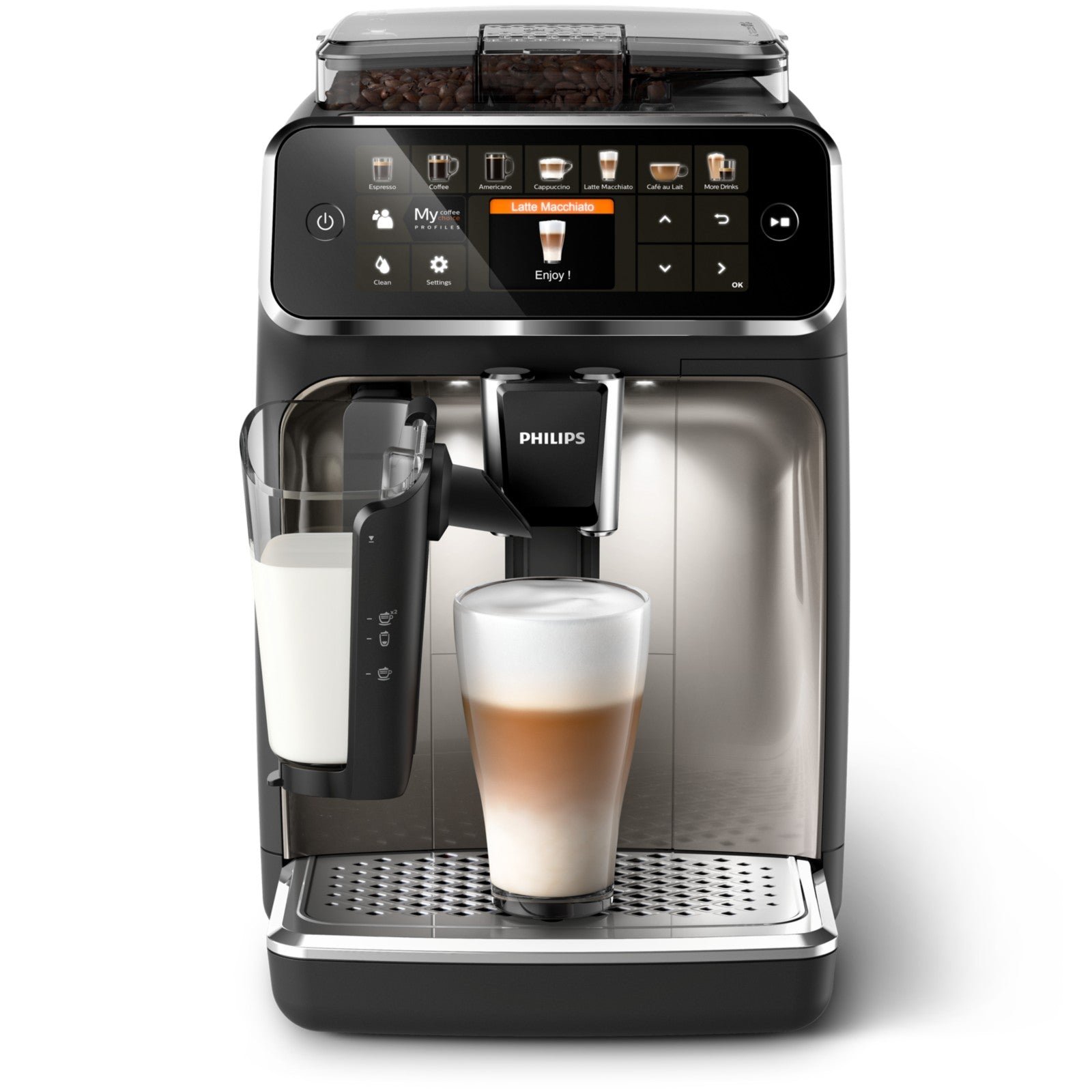 wohnelva-gallery-11-ep5447-90-01 Philips Series 5400 EP5447/90 LatteGo Kaffeevollautomat – Bild 1