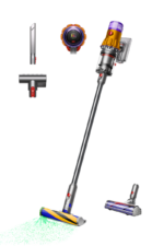 Dyson V12 Detect Slim Absolute Akku-Staubsauger – Gelb / Nickel