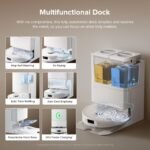 Roborock QV 35S Saug- und Wischroboter mit Dockingstation – Weiß – Bild 3