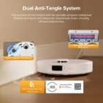Roborock QV 35S Saug- und Wischroboter mit Dockingstation – Weiß – Bild 4