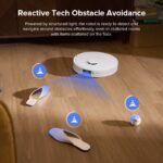 Roborock QV 35S Saug- und Wischroboter mit Dockingstation – Weiß – Bild 5