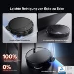 Roborock Saros 10R Saug- und Wischroboter mit Dockingstation – Schwarz – Bild 6